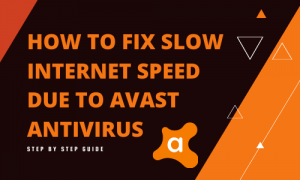 avast slowing down internet