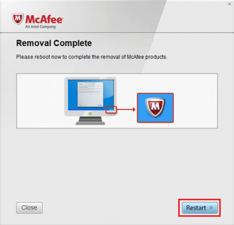 mcafee removal tool windows 7